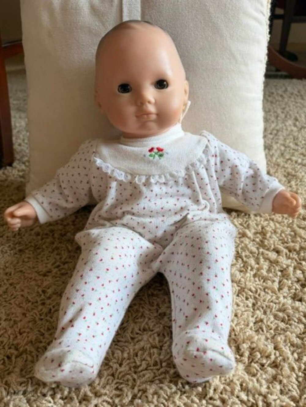 American Girl Bitty Baby with Brown Hair and Brown eyes